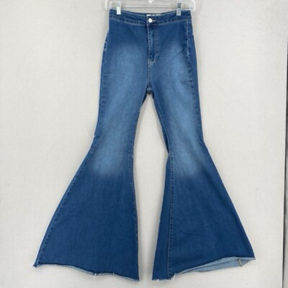 We The Free Light Blue Wide Leg Jeans - Picture 2 of 13